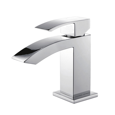 Acier inoxydable monotrou brossé Chrome baignoire bain douche toilette salle de bain robinet de bassin